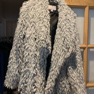Shaggy Faux Fur 70s Style Teddy coat